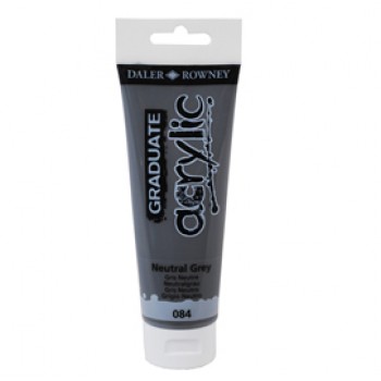 Colore acrilico fine Graduate - 120 ml - grigio neutro - Daler Rowney