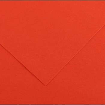 Foglio Colorline - 70x100 cm - 220 gr - rosso vivo - Canson