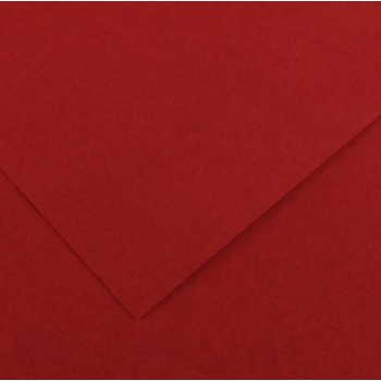 Foglio Colorline - 70x100 cm - 220 gr - rosso granata - Canson