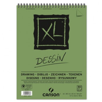 Album spiralato lato corto XL drawing - A3 - 160 gr - 50 fogli - Canson Album spiralato lato corto XL drawing - A3 - 160 gr - 50 fogli - Canson