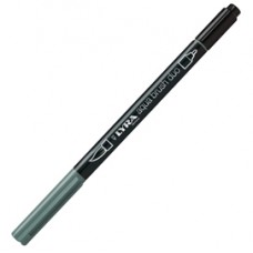 Pennarello Aqua Brush Duo - punte 2/4 mm - grigio medio freddo - Lyra Pennarello Aqua Brush Duo - punte 2/4 mm - grigio medio freddo - Lyra