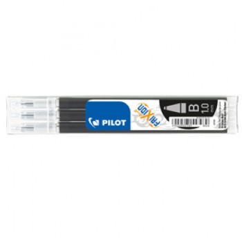 Refill sfera frixionball clicker - punta 1,0mm - nero - Pilot - conf. 3 pezzi