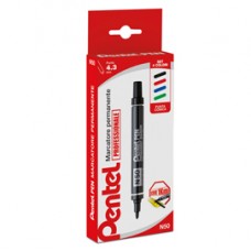 Marcatore permanente N50 - punta tonda - astuccio 4 colori assortiti - Pentel