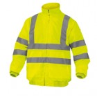 Giubbotto alta visibilità Reno HV - poliestere/poliuretano - taglia XXL - giallo fluo - Deltaplus