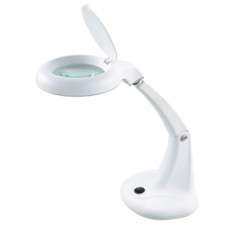 Lampada MiniZoom - a led - con lente di ingrandimento - 5,9 W - bianco - Unilux