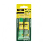 Colla bicomponente Plus 90 min - 30 ml (2x15ml) - trasparente - UHU