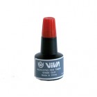 Inchiostro per cuscinetti - a base alcool - 30 gr - rosso - Viva