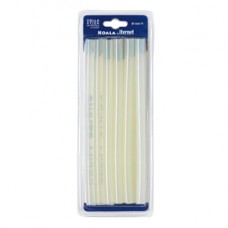 Colla termofusibile - in stick - lunghezza 20 cm - diametro 1,1 cm - Iternet - blister da 12 refill (227 gr)