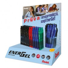 Roller Energel X - a scatto - 0,7 mm - Pentel - expo 60 pezzi Roller Energel X - a scatto - 0,7 mm - Pentel - expo 60 pezzi
