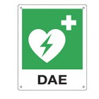 Cartello da muro - DAE - per defibrillatore - 25 x 31 cm - Cartelli segnalatori Cartello da muro - DAE - per defibrillatore - 25 x 31 cm - Cartelli segnalatori