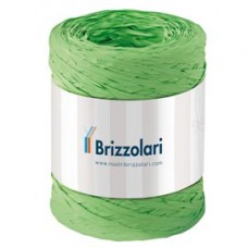 Nastro Rafia sintetica - verde chiaro 10 - 5mmx200mt - Brizzolari