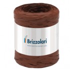 Nastro Rafia sintetica - marrone 14 - 5mmx200mt - Brizzolari
