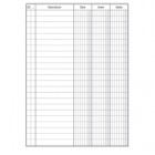 Registro Dare-Avere-Saldo - 96 pagine - 17 x 12 cm - DU133300000 - Data Ufficio