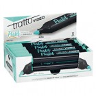 Evidenziatore Tratto Video pastel  - punta a scalpello - tratto da 1,0mm-5,0mm - verde menta - Tratto