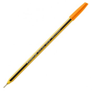 Penna a sfera Noris Stick - punta 1,0 mm - arancione - Staedtler - conf. 10 pezzi
