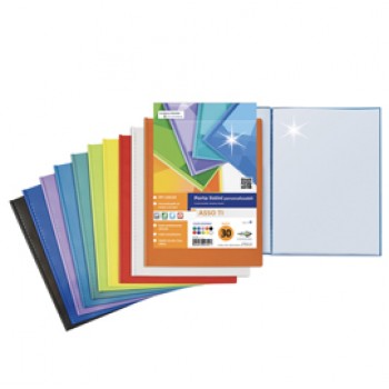 Portalistini personalizzabili Asso TI - 40 buste - 22 x 30 cm - colori assortiti - Sei Rota