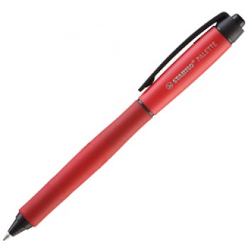 Roller gel a sfera a scatto Palette - rosso - Stabilo
