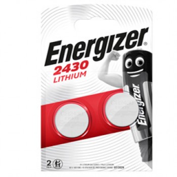 Micropila CR2430 - 3V - a pastiglia - Lithium - Energizer - blister 2 pezzi