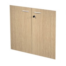 Coppia ante Easy - per mobile basso - 80 x 67 cm - spessore 18 mm - melaminico - rovere