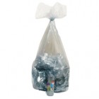 Sacchi - 70 x 110 cm - 110 L - 22 micron - azzurro trasparente - Rolsac - conf. 10 pezzi