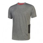 Magliette a maniche corte Road - taglia L - grigio scuro - U-Power - conf. 3 pezzi