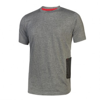Magliette a maniche corte Road - taglia L - grigio scuro - U-Power - conf. 3 pezzi