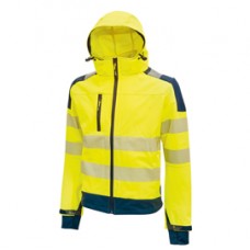 Giacca alta visibilitA' Softshell Miky - taglia L - giallo fluo - U-Power