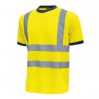 T-shirt alta visibilità Glitter - taglia XL - giallo fluo - U-Power - conf. 3 pezzi
