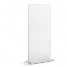 Portadepliant con base a T - 1/3 A4 - 10 x 21 cm - Lebez