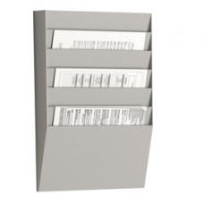 Portadepliant wall organizers - a 6 tasche A4 orizzontali - 31,1 x 7,9 x 50,2 cm - Paperflow Portadepliant wall organizers - a 6 tasche A4 orizzontali - 31,1 x 7,9 x 50,2 cm - Paperflow