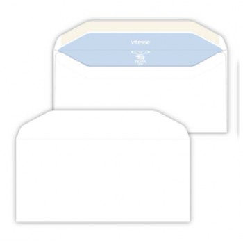 Busta Silver Matic FSC - senza finestra - gommata - 11 x 23 cm - 80 gr - bianco - Pigna Envelopes - conf. 500 pezzi