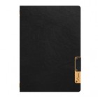 Portamenù Nature - 1 inserto doppio - A5 - 24,9 x 17,5 cm - nero - Securit