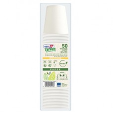 Bicchieri in carta - 100 ml - con marcatura S.U.P - Dopla - conf. 50 pezzi