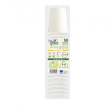 Bicchieri in carta - 180 ml - con marcatura S.U.P - Dopla - conf. 50 pezzi