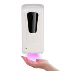 Dispenser automatico Gelly Plus - a riempimento - bianco - con luce UV - GBC