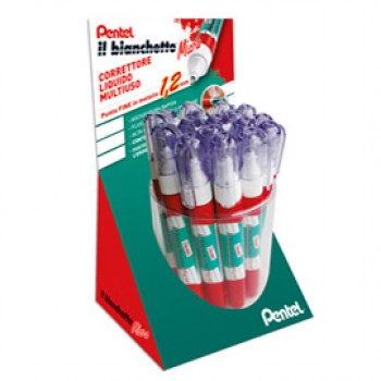 Correttore liquido Bianchetto Micro - 7 ml - Pentel - expo 36 pezzi Correttore liquido Bianchetto Micro - 7 ml - Pentel - expo 36 pezzi