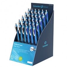 Penne a sfera Slider Rave - blu/nero assortiti - Schneider - expo 30 pezzi Penne a sfera Slider Rave - blu/nero assortiti - Schneider - expo 30 pezzi