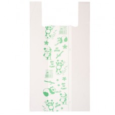 Shoppers Maxi - 30 x 60 cm - mater-bi - bianco - scatola 500 pezzi
