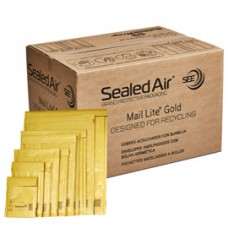 Busta imbottita Mail Lite  Gold - B (12 x 21 cm) - avana - Sealed Air  - conf. risparmio 100 pezzi