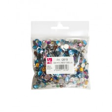 Gemme Kristall tonde - diametro 6/10 mm - colori assortiti - DECO - conf. 1000 pezzi Gemme Kristall tonde - diametro 6/10 mm - colori assortiti - DECO - conf. 1000 pezzi