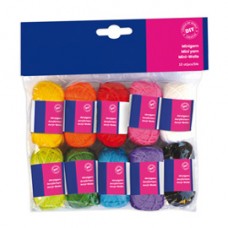 Matassa 100% acrilico - lungh. 36 mt - colori assortiti - CWR - set 10 pezzi Matassa 100% acrilico - lungh. 36 mt - colori assortiti - CWR - set 10 pezzi