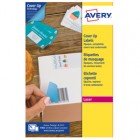 Etichette adesive coprenti BlockOut - in carta - permanenti - 199,6 x 289,1 mm - 1 et/fg - 25 fogli - bianco - Avery