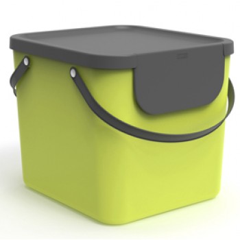 Pattumiera Albula - 40 L - verde lime - Rotho