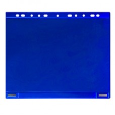 Buste forate - per supporti magnetici ad anelli - A4 - blu - Djois - conf. 5 pezzi