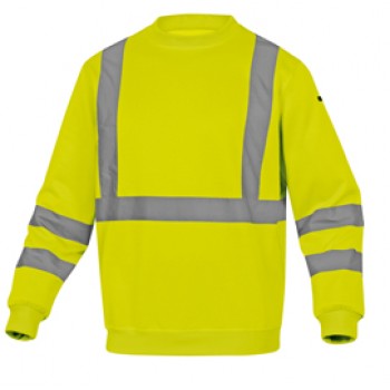 Felpa sportiva Astral - alta visibilità - tg. L - giallo fluo - Deltaplus