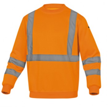 Felpa sportiva Astral - alta visibilità - tg. XL - arancio fluo - Deltaplus