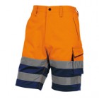 Bermuda da lavoro PHBE2 - alta visibilità - panostyle - tg. L - arancio fluo - Deltaplus