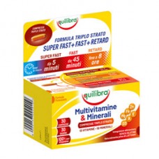 Integratore Multivitamine  Minerali - 30 compresse triplo strato (1,5 gr cad.) - Equilibra