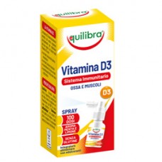 Integratore spray Vitamina D3 - sistema immunitario, ossa  muscoli - 13 ml - Equilibra
