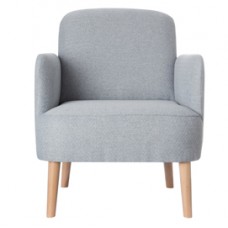 Poltrona Brooks - grigio chiaro - Paperflow Poltrona Brooks - grigio chiaro - Paperflow